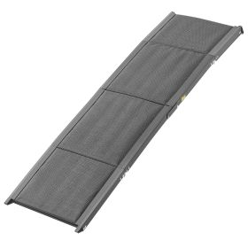 Dog Ramp for Cars, 71" L x 17" W, Folding Pet Ramps for Medium & Large Dogs up to 250lbs, Pet Stair Ramp with Non-Slip Oxford Fabric Surface