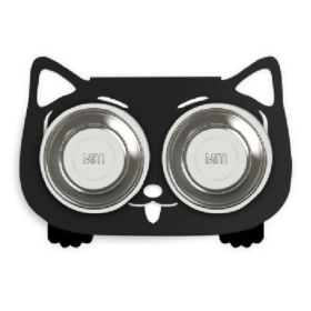 Anti-falling Dog Feeding Water Bowl (Option: Black-Style1)
