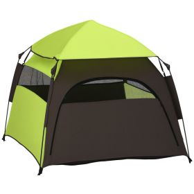 Pop Up Dog Tent for Extra Large and Large Dogs, Portable Pet Camping Tent with Carrying Bag for Beach, Backyard, Home, Green (Option: Green-800x140x140 mm)